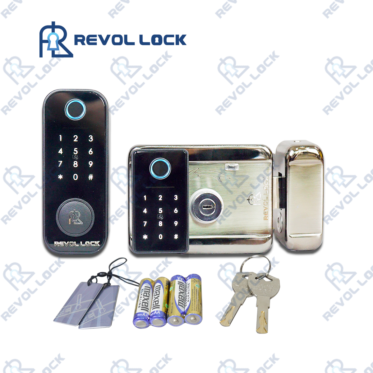 Khóa vân tay dùng pin hai chiều RV-FB07D
